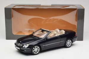 Mercedes CLK 500 W209 Kabrioletas Tamsiai Mėlynas Metalinis Kyosho 1:18 B66962174 Metalas - nuotrauka 9 iš 9