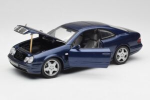 Mercedes CLK 55 AMG C209 Mėlynas Metalinis Anson 1:18 30343 Metalas - nuotrauka 2 iš 8