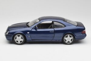 Mercedes CLK 55 AMG C209 Mėlynas Metalinis Anson 1:18 30343 Metalas - nuotrauka 4 iš 8