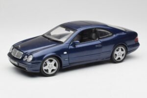 Mercedes CLK 55 AMG C209 Mėlynas Metalinis Anson 1:18 30343 Metalas