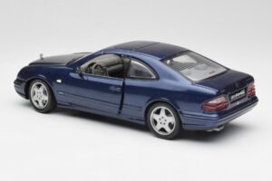 Mercedes CLK 55 AMG C209 Mėlynas Metalinis Anson 1:18 30343 Metalas - nuotrauka 7 iš 8
