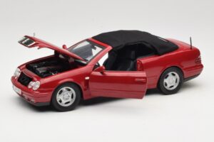 Mercedes CLK A208 Kabrioletas Raudonas Anson 1:18 30338 Metalas - nuotrauka 2 iš 8