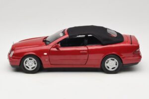 Mercedes CLK A208 Kabrioletas Raudonas Anson 1:18 30338 Metalas - nuotrauka 4 iš 8