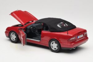 Mercedes CLK A208 Kabrioletas Raudonas Anson 1:18 30338 Metalas - nuotrauka 5 iš 8