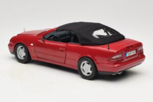 Mercedes CLK A208 Kabrioletas Raudonas Anson 1:18 30338 Metalas - nuotrauka 7 iš 8