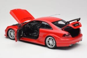 Mercedes CLK DTM AMG C209 Mars Raudonas Kyosho 1:18 08461R Metalas - nuotrauka 5 iš 8