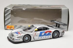 Mercedes CLK LM GT1 #1 AMG Mercedes K. Ludwig / R. Zonta FIA GT Championship 1998 Maisto 1:18 56053 Metalas - nuotrauka 8 iš 8
