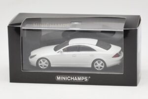 Mercedes CLS-Class C219 Linea Baltas Minichamps 1:43 436034300 Metalas - nuotrauka 4 iš 4