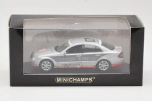 Mercedes E-Class W211 #7 Team AutoBild Paris-Beijing 2006 Replacement Box Minichamps 1:43 MB001 Metalas - nuotrauka 4 iš 4