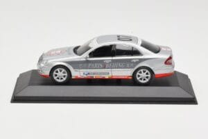 Mercedes E-Class W211 #7 Team AutoBild Paris-Beijing 2006 Replacement Box Minichamps 1:43 MB001 Metalas