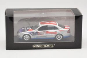 Mercedes E-Class W211 #11 Bluetec Paris-Beijing 2006 Minichamps 1:43 B66962267-R Metalas - nuotrauka 4 iš 4