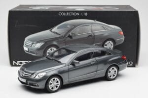 Mercedes E500 C207 Coupe Tenoric Pilkas Norev 1:18 183540 Metalas - nuotrauka 8 iš 8