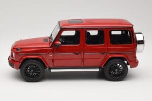Mercedes G 500 W463 Raudonas Minichamps 1:18 110037101 Metalas - nuotrauka 4 iš 8