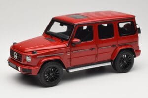 Mercedes G 500 W463 Raudonas Minichamps 1:18 110037101 Metalas