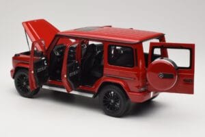 Mercedes G 500 W463 Raudonas Minichamps 1:18 110037101 Metalas - nuotrauka 5 iš 8