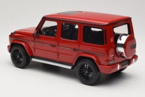 Mercedes G 500 W463 Raudonas Minichamps 1:18 110037101 Metalas - nuotrauka 7 iš 8