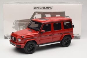 Mercedes G 500 W463 Raudonas Minichamps 1:18 110037101 Metalas - nuotrauka 8 iš 8