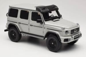 Mercedes G 63 AMG 4x4 Squared Arabian Grey Almost Real 1:18 820829 Metalas - nuotrauka 6 iš 8