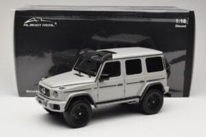 Mercedes G 63 AMG 4x4 Squared Arabian Grey Almost Real 1:18 820829 Metalas - nuotrauka 8 iš 8
