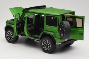 Mercedes G 63 AMG 4x4 Squared Green Hell Magno Almost Real 1:18 820821 Metalas - nuotrauka 5 iš 8