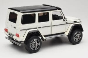 Mercedes G 63 AMG 4x4 Squared Polar White Almost Real 1:18 820203 Metalas - nuotrauka 3 iš 8