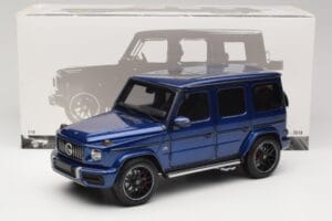 Mercedes G 63 AMG W463 Blue Metallic Minichamps 1:18 110037061 Metalas - nuotrauka 8 iš 8