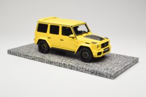 Mercedes Brabus 850 6.0 Widestar G63 W463 Electric Beam Yellow Minichamps 1:18 107032402 Metalas - nuotrauka 4 iš 6