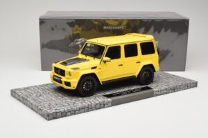 Mercedes Brabus 850 6.0 Widestar G63 W463 Electric Beam Yellow Minichamps 1:18 107032402 Metalas - nuotrauka 6 iš 6