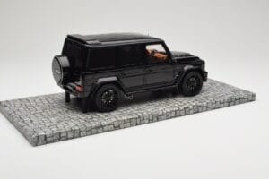Mercedes Brabus 850 6.0 Widestar G63 W463 Obsidian Black Metallic Minichamps 1:18 107032400 Metalas - nuotrauka 2 iš 6