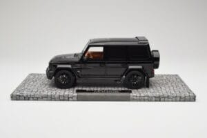 Mercedes Brabus 850 6.0 Widestar G63 W463 Obsidian Black Metallic Minichamps 1:18 107032400 Metalas - nuotrauka 3 iš 6