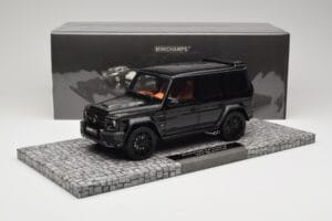 Mercedes Brabus 850 6.0 Widestar G63 W463 Obsidian Black Metallic Minichamps 1:18 107032400 Metalas - nuotrauka 6 iš 6