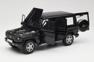 Mercedes G-Class G 500 W463 Smaragd Black Metallic AUTOart 1:18 76101 Metalas - nuotrauka 2 iš 8