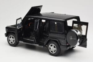 Mercedes G-Class G 500 W463 Smaragd Black Metallic AUTOart 1:18 76101 Metalas - nuotrauka 5 iš 8
