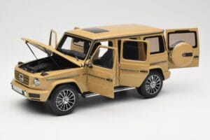 Mercedes G-Class G 500 W463A Solarbeam Yellow Metallic Minichamps 1:18 113037108 Metalas - nuotrauka 2 iš 8