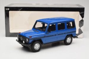Mercedes G-Class W460 LWB Tamsiai Mėlynas Minichamps 1:18 155038100 Metalas - nuotrauka 6 iš 6