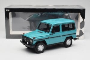 Mercedes G-Class W460 SWB Turkis Minichamps 1:18 155038001 Metalas - nuotrauka 6 iš 6
