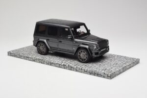 Mercedes G-Class W463 Brabus V12 800 Widestar Pilkas Minichamps 1:18 107032300 Metalas - nuotrauka 4 iš 6