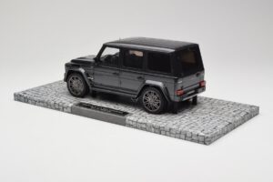 Mercedes G-Class W463 Brabus V12 800 Widestar Pilkas Minichamps 1:18 107032300 Metalas - nuotrauka 5 iš 6