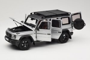 Mercedes G-Class W463 Iridium Silver Norev 1:18 183030 Metalas - nuotrauka 2 iš 8