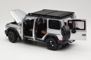 Mercedes G-Class W463 Iridium Silver Norev 1:18 183030 Metalas - nuotrauka 5 iš 8