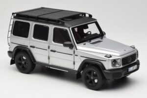 Mercedes G-Class W463 Iridium Silver Norev 1:18 183030 Metalas - nuotrauka 6 iš 8