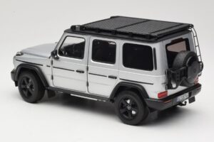 Mercedes G-Class W463 Iridium Silver Norev 1:18 183030 Metalas - nuotrauka 7 iš 8