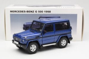 Mercedes G500 W463 SWB Mėlynas AUTOart 1:18 76114 Metalas - nuotrauka 8 iš 8