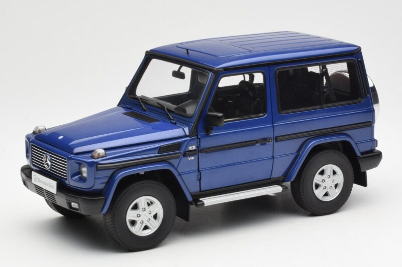 Mercedes G500 W463 SWB Mėlynas AUTOart 1:18 76114 Metalas