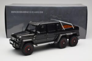 Mercedes AMG G63 W463 6x6 Gloss Juodas AUTOart 1:18 76306 Kompozitas - nuotrauka 8 iš 8