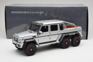 Mercedes AMG G63 W463 6x6 Iridium Sidabrinis AUTOart 1:18 76301 Kompozitas - nuotrauka 8 iš 8
