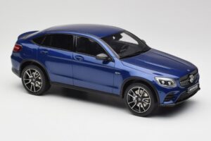 Mercedes AMG GLC 43 Coupe Brilliant Mėlynas GT Spirit 1:18 B66960468 Derva - nuotrauka 4 iš 6