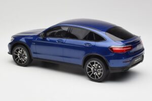 Mercedes AMG GLC 43 Coupe Brilliant Mėlynas GT Spirit 1:18 B66960468 Derva - nuotrauka 5 iš 6
