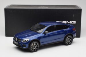 Mercedes AMG GLC 43 Coupe Brilliant Mėlynas GT Spirit 1:18 B66960468 Derva - nuotrauka 6 iš 6
