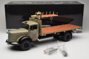 Mercedes L6600 Rungewagen Pilkas Juodas Minichamps 1:18 109031050 Metalas - nuotrauka 8 iš 8